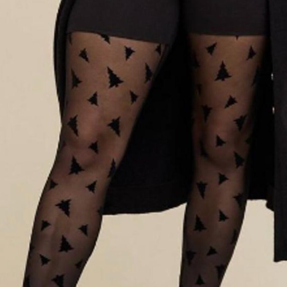Torrid Full-Length Flocked Legging Christmas Trees